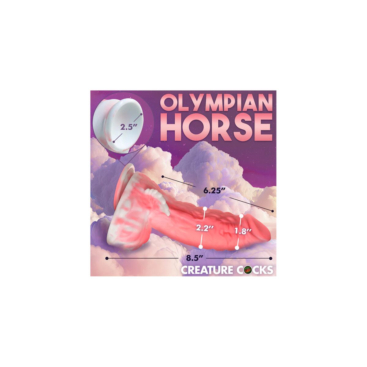 Dildo XR Silicone – Olympian Horse 🐎