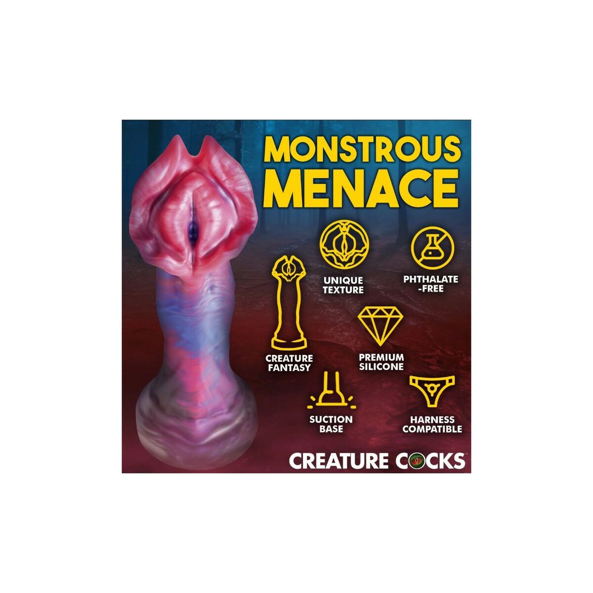 Dildo XR Silicone – Demogorgon 🔥