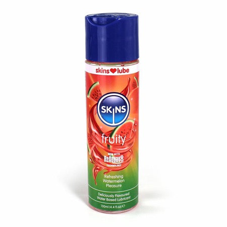 Skins Watermelon Water-Based Lubricant 4 oz.-0