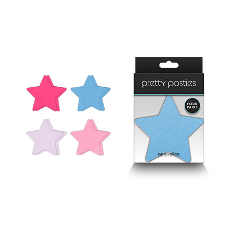 Pretty Pasties Star II Assorted 4 Pair-0