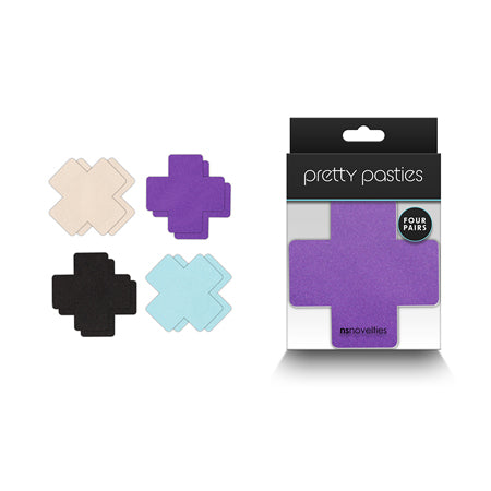 Pretty Pasties Cross I Assorted 4 Pair-0