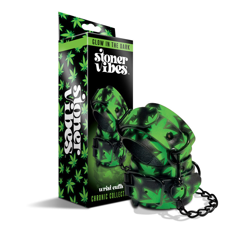 Stoner Vibes Chronic Collection Glow in the Dark Wrist Cuffs-0