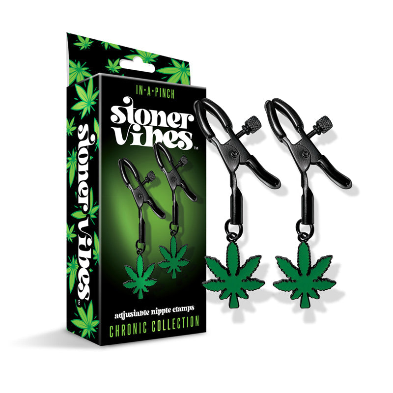 Stoner Vibes Chronic Collection Adjustable Nipple Clamps-0