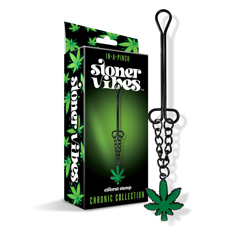 Stoner Vibes Chronic Collection Clitoral Clamp with Chain-0
