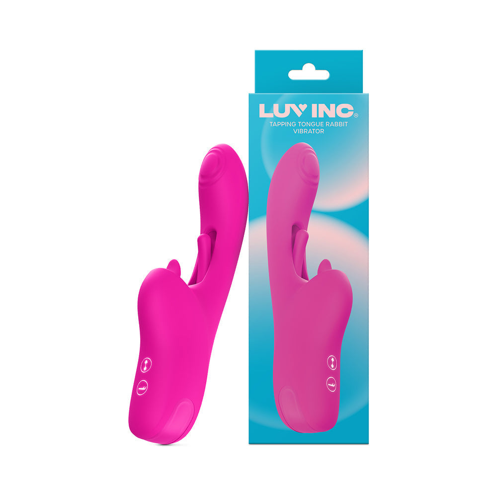 Luv Inc Tr46: Tapping Tongue Rabbit Vibrator Pink-0